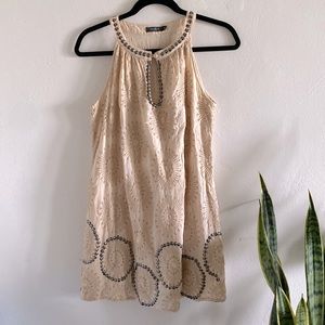 Beautifully detailed mini dress!